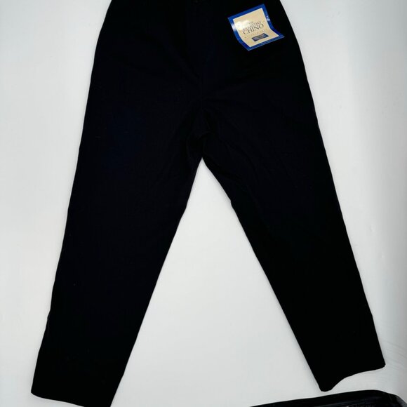 NWT Pendleton Womens Wrinkle-Free Black Chino Pants Size 12 Cotton - Picture 9 of 10